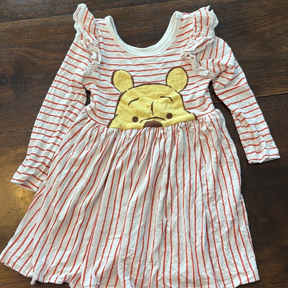 Little sleepies Winnie the Pooh skater dress 3T